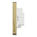 Schneider Electric AvatarOn 13A 250V 1-Gang Double-Pole Switched Socket, Wine Gold 4