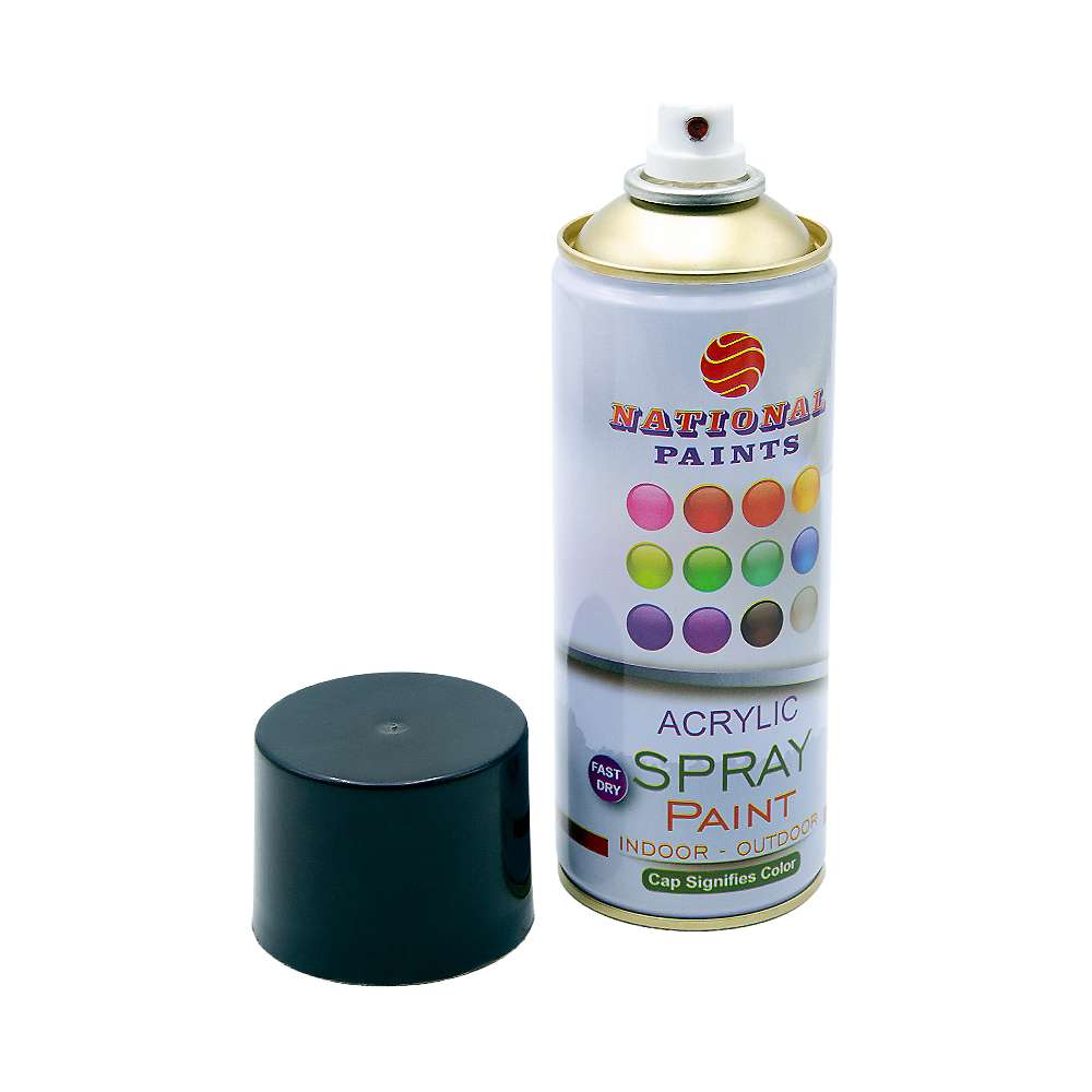 National Acrylic Spray Paint 400ML 800 White/Per Ctn 3