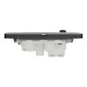 Schneider Electric UnicaX 13A 250V 1-Gang Double-Pole Switched Socket with LED, Dark Grey 4
