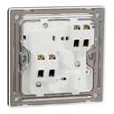 Schneider Electric UnicaX 13A 250V 1-Gang Double-Pole Switched Socket with LED, Dark Grey 6