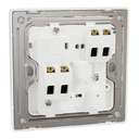 Schneider Electric UnicaX 13A 250V 1-Gang Double-Pole Switched Socket with LED, Painted White 5