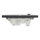Schneider Electric UnicaX 13A 250V 1-Gang Switched Socket, Dark Grey 2