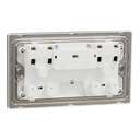 Schneider Electric UnicaX 13A 250V 2-Gang Double-Pole Switched Socket, Dark Bronze 5