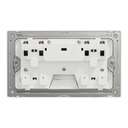 Schneider Electric UnicaX 13A 250V 2-Gang Double-Pole Switched Socket with LED, Antique Brass 6