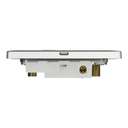 Schneider Electric UnicaX 13A Fused Spur with Neon, Fingerprint-Resistant Plate, Stainless Steel, Flush-Mount 3