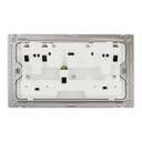 Schneider Electric UnicaX 13A 250V Twin-Gang Switched Socket with LED, Painted White 2