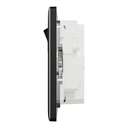 Schneider Electric UnicaX 13A Twin Switched Socket with A+C USB Charger, Jet Black 5