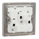 Schneider Electric UnicaX 15A 250V 1-Gang 3 Round Pin Switched Socket with LED, Antique Brass 2