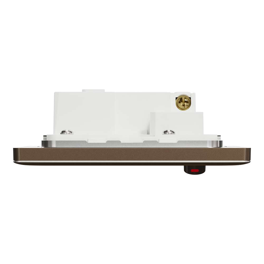 Schneider Electric UnicaX 16A 1-Gang International Socket, Dark Bronze, Shuttered & Multi‑Standard 6