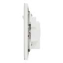 Schneider Electric UnicaX 16A 1-Gang International Socket, Painted White, Shuttered & Multi‑Standard 4