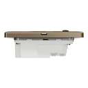 Schneider Electric UnicaX 16A 1-Gang International Socket with USB, Antique Brass, Shuttered & Integrated Charging 4