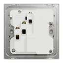 Schneider Electric UnicaX 16A 1-Gang International Socket with USB, Dark Bronze, Shuttered & Integrated Charging 3