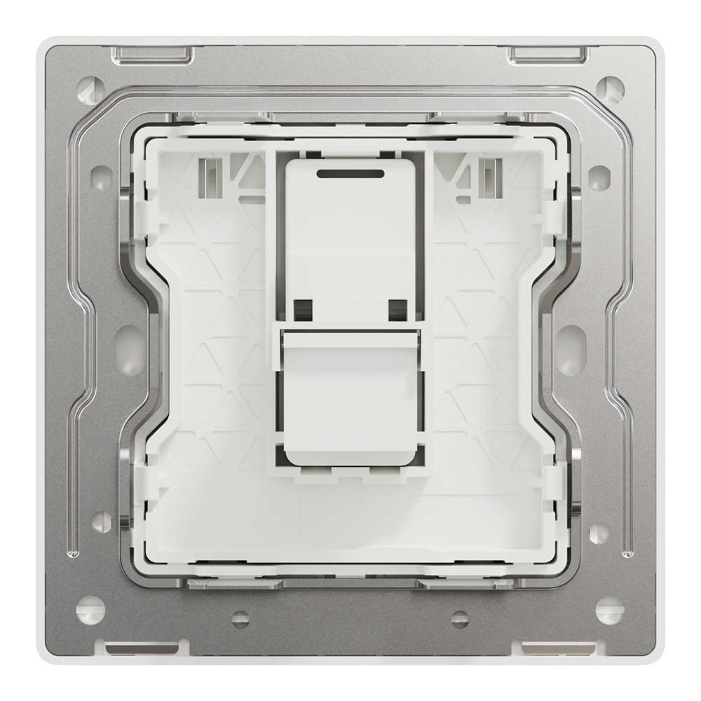 Schneider Electric UnicaX 1-Gang Telephone Socket, Antique Brass, Shielded Port & Clean Labels 1