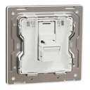 Schneider Electric UnicaX 1-Gang Telephone Socket, Dark Grey, Shielded Port & Clean Labels 2