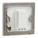 Schneider Electric UnicaX 1 Gang 250W Rotary Dimmer, Dark Bronze, Smooth Control, Flush-Mount 2