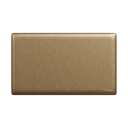 Schneider Electric UnicaX 2 Gang Blank Plate, Dark Bronze, Safety Cover, Flush-Mount 1