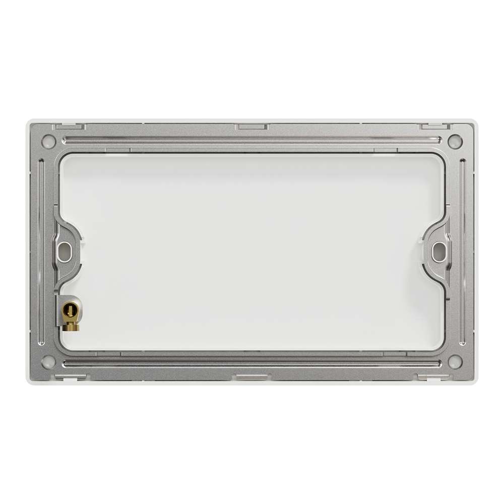 Schneider Electric UnicaX 2 Gang Blank Plate, Dark Bronze, Safety Cover, Flush-Mount 3