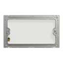 Schneider Electric UnicaX 2 Gang Blank Plate, Dark Bronze, Safety Cover, Flush-Mount 3