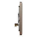 Schneider Electric UnicaX 2 Gang Blank Plate, Dark Bronze, Safety Cover, Flush-Mount 4