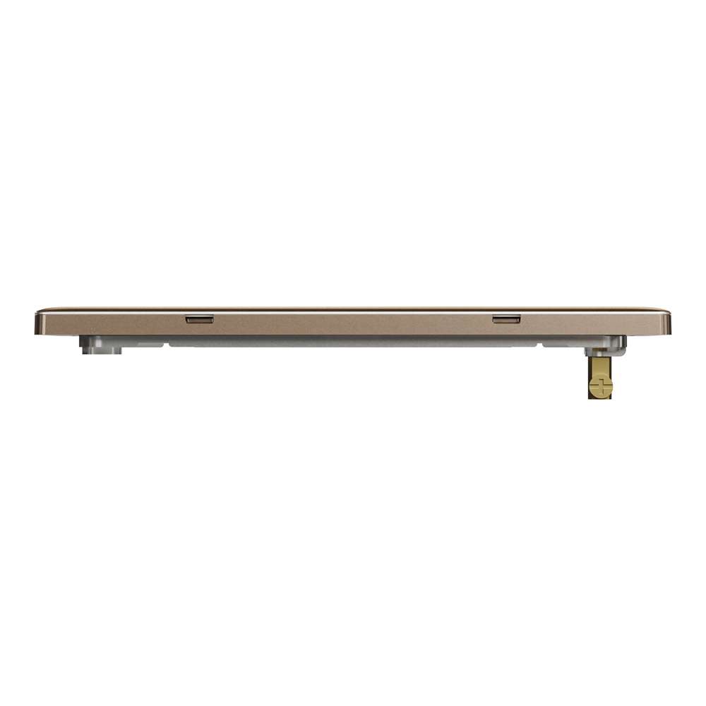 Schneider Electric UnicaX 2 Gang Blank Plate, Dark Bronze, Safety Cover, Flush-Mount 7