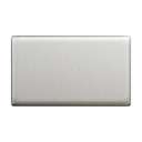 Schneider Electric UnicaX 2 Gang Blank Plate, Stainless Steel, Safety Cover, Flush-Mount 1