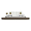 Schneider Electric UnicaX 2 Gang Status Switch with Neon, DND/Please Wait, Antique Brass, Flush-Mount 3