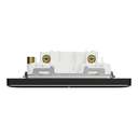Schneider Electric UnicaX 2 Gang Status Switch with Neon, DND/Please Wait, Jet Black, Flush-Mount 3