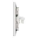 Schneider Electric UnicaX 2-Gang Telephone Socket, Painted White, Dual Ports & Clean Labels 6