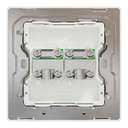 Schneider Electric UnicaX SMATV Outlet, Dark Bronze, Coordinated Finish, Flush-Mount 2