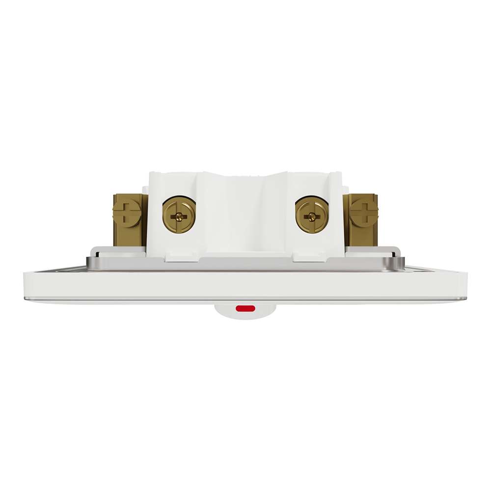 Schneider Electric UnicaX 32A 1-Gang DP with LED & Earth, Painted White 4