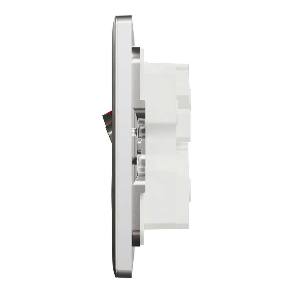 Schneider Electric UnicaX 45A Cooker Control Unit, Stainless Steel 3