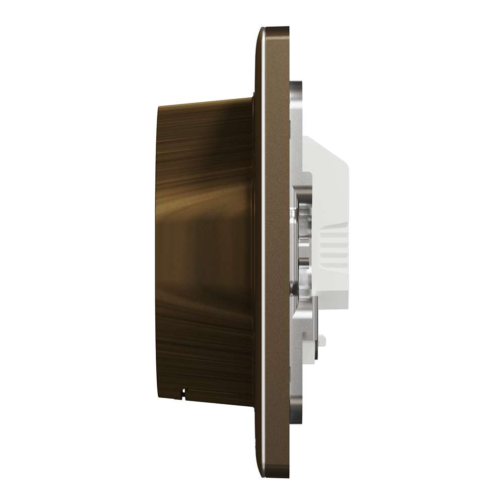 Schneider Electric UnicaX Terminal Connection, 45A, Antique Brass, Secure Clamping, Flush-Mount 4