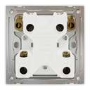 Schneider Electric UnicaX 50A 1-Gang DP with LED & Earth, Painted White 2