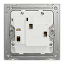 Schneider Electric UnicaX 5A 250V 1-Gang Socket, Dark Bronze, Shuttered & Slim Front 3