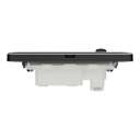 Schneider Electric UnicaX 5A 250V 1-Gang Socket, Jet Black, Shuttered & Slim Front 4