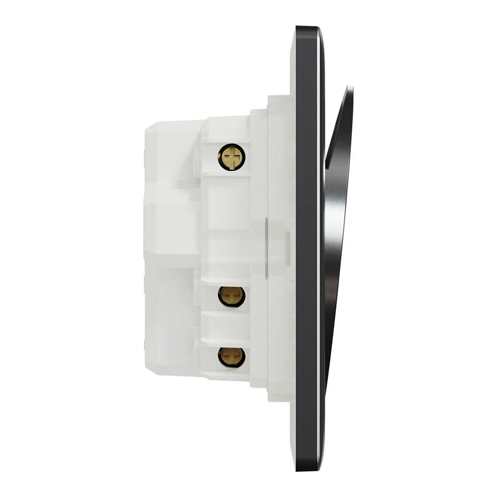 Schneider Electric UnicaX Electronic Key Card Switch with Time Delay, Dark Grey, Energy Saver, Flush-Mount 6