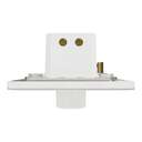 Schneider Electric UnicaX Fan Speed Controller, Rotary, Painted White, Quiet Operation, Flush-Mount 4