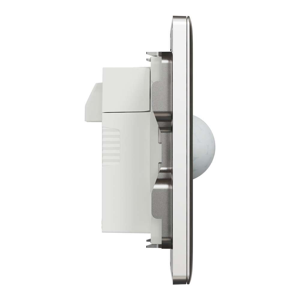 Schneider Electric UnicaX Night Foot Lamp, Soft Ambient Glow, Stainless Steel, Flush-Mount 4