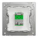 Schneider Electric UnicaX SAT Socket, F‑Type, Dark Bronze, Shielded Port & Slim Front 3