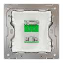 Schneider Electric UnicaX SAT Socket, F‑Type, Painted White, Shielded Port & Slim Front 3