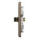Schneider Electric UnicaX Speaker Connection, In‑Wall AV Point, Dark Bronze, Flush-Mount 4