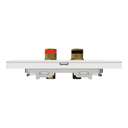 Schneider Electric UnicaX Speaker Connection, In‑Wall AV Point, Painted White, Flush-Mount 4