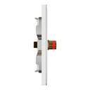 Schneider Electric UnicaX Speaker Connection, In‑Wall AV Point, Painted White, Flush-Mount 6