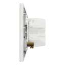 Schneider Electric UnicaX USB Charger, Dual USB‑A + USB‑C, Painted White, Slim Plate, Flush-Mount 6