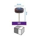 Bosch Flap Wheel 28.6mm 80 Grit for Dremel Rotary Tool Surface Blending 2615050232 4