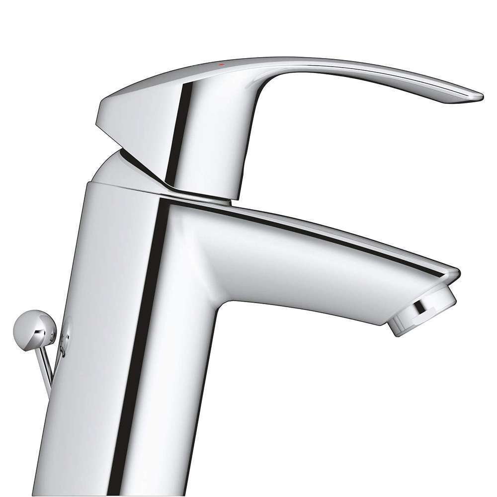 خلاط حوض (grohe) بمقبض مفرد مطلي بالكروم قياس (1/2") 1