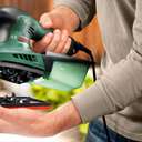 Bosch PSM 200 AES Multi Orbital Sander 200W 50Hz 230V with 5 Grit Sanding Sheet Set (#60, #80, #120, #180, #240) – Professional Wood Finishing & DIY Sanding Bundle 7