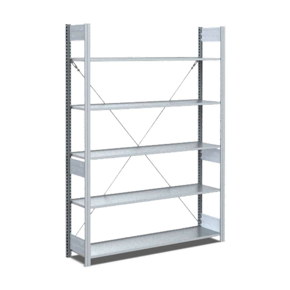 Bito Galvanized Steel Archive Shelving (Silver 2200 x 1058 x 324mm) 0