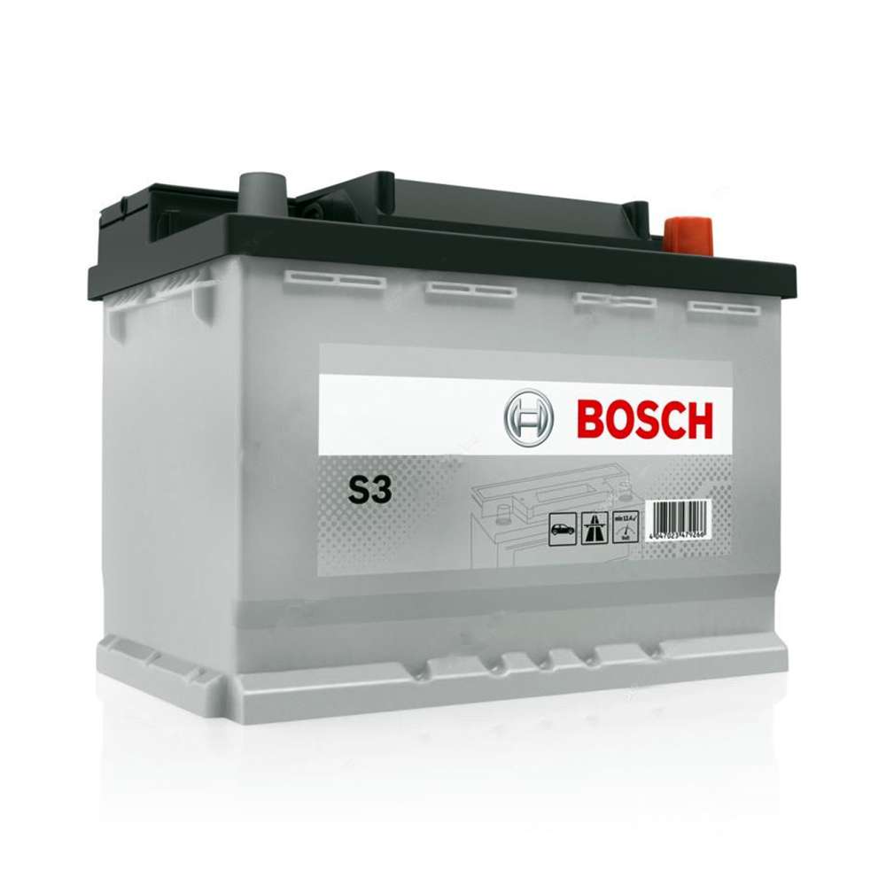 بطارية بدء التشغيل من (Bosch) استطاعة تدوير (510A) و بأمبير ساعي (53AH) قياس (12V) موديل (DIN S3- BSB0092S30110)  0