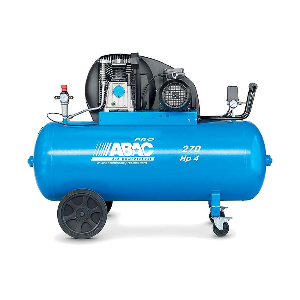 ضاغط الهواء قياس (11Bar) من (ABAC) استطاعة (4HP) حصان باللون الأزرق موديل  (A49B/270CT4) 0